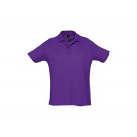 POLO PIQUÉ M/M 3 BOT SUMMER ROXO ESCURO 